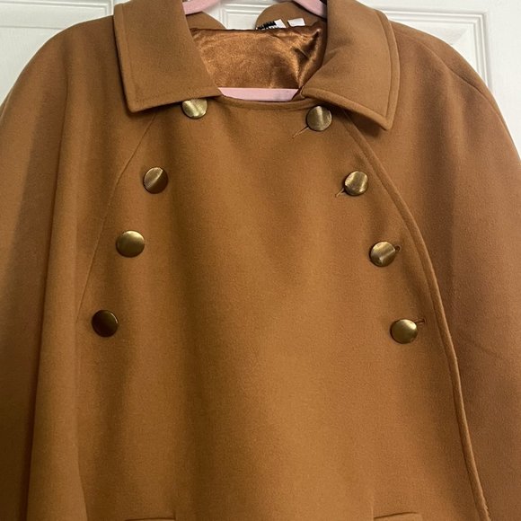 Joan Rivers | Tan Brown Cape | XL - Picture 2 of 5
